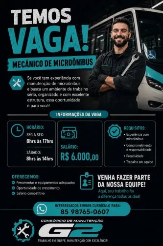 Vaga para mecânico