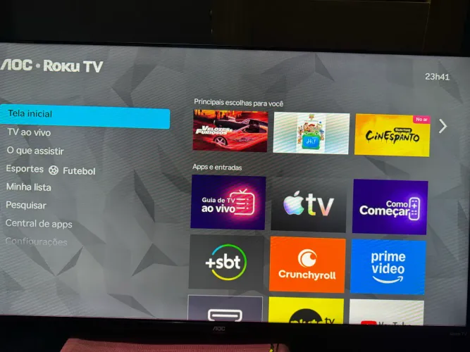Smart TV Aoc RokuTV 32 polegadas