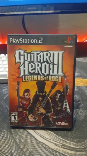 Guitar Hero III: Legends of Rock (original) com manual