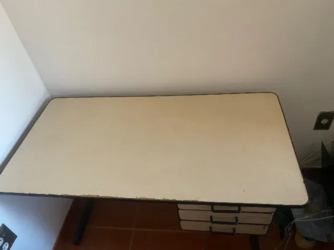 Mesas de escritório aceito trocas