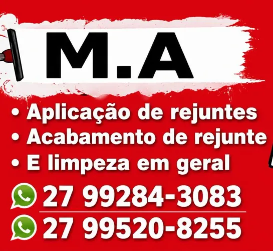 Aplicação de rejuntes, em piscinas banheiros... Em geral