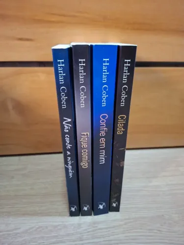 4 Livros Harlan Coben - Suspense/Thriller