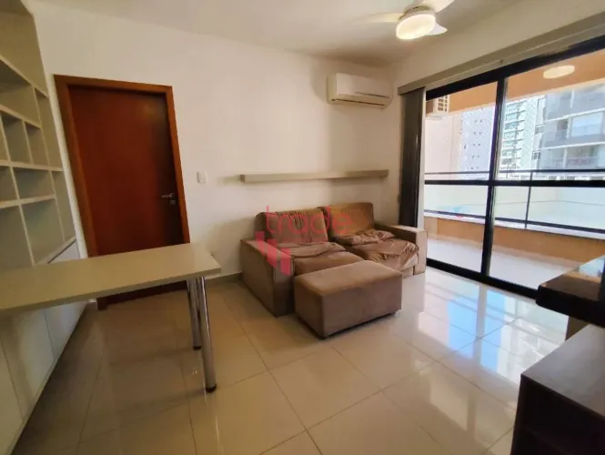 Apartamento para Alugar Mobiliado de 01 Quarto na Ribeirânia em Ribeirão Preto com Sacada.