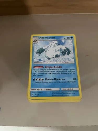 Lote Carta Pokemon 161 cartas 