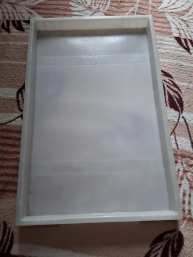 Tabuleiro esfiha marfinite bandeja 