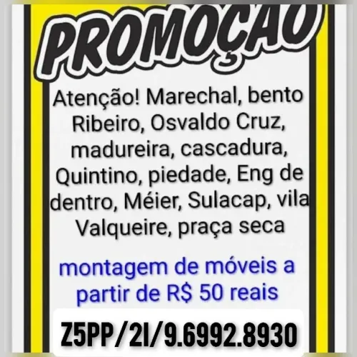 Montador de móveis novos e usados