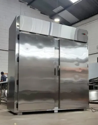 Câmara refrigerada inox compacta industrial SS