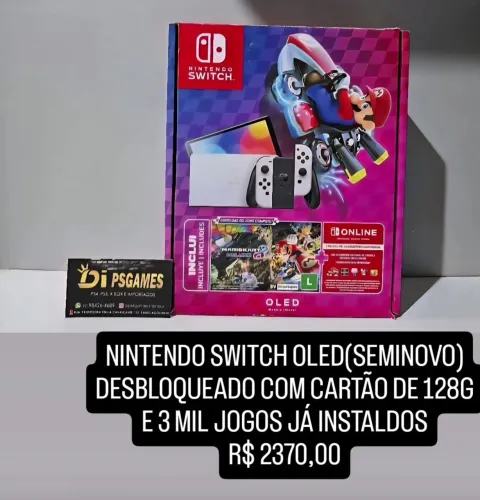 Nintendo Switch Oled Desbloqueado