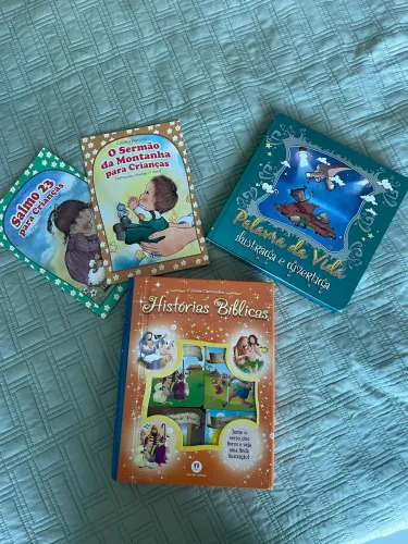     Kit Livros Infantis Cristãos em Perfeito Estado