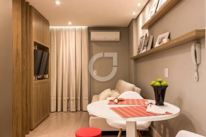 Apartamento para locação com 34,35m² no Centro de Curitiba