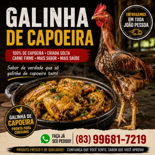 Galinha de capoeira abatida