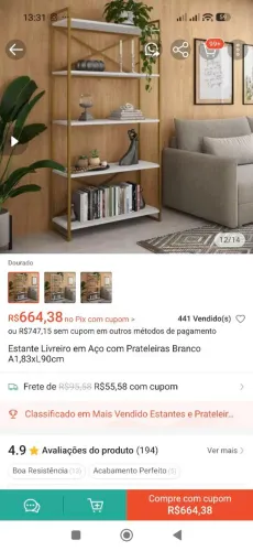 Livreiro industrial