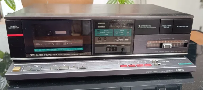 Tape Deck Aiwa FX-R80 1986 vintage.