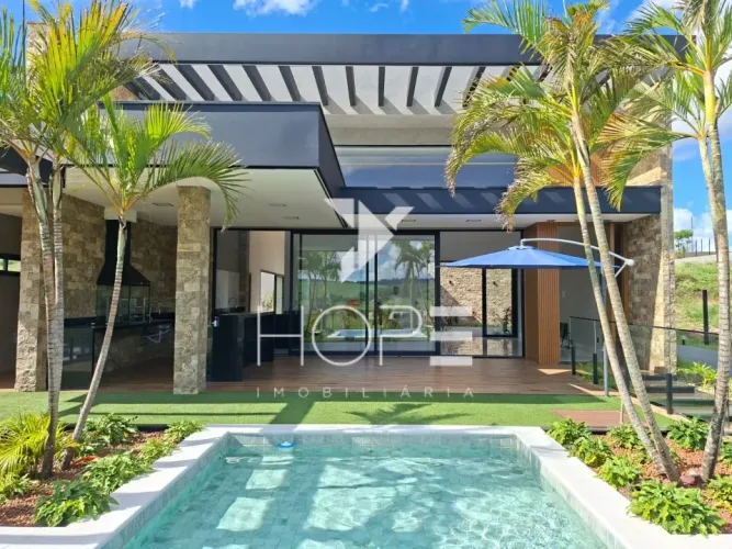 Ecovillas do Lago - casa à venda e locação com 307m² - 3 suítes - piscina com borda infini