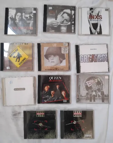 ? Lote 11 CDs Rock New Wave Internacional | The Smiths, Queen, U2, Duran Duran, New Order