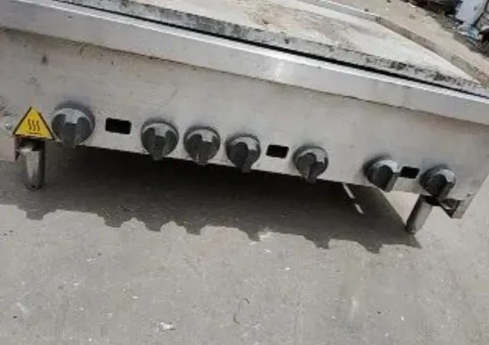 Chapa a gás industrial inox reforçado