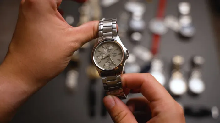 Relógio Casio Quartz Prata