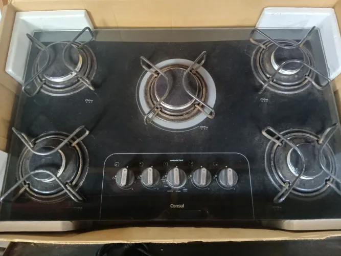 Fogão cooktop consul 5 bocas...