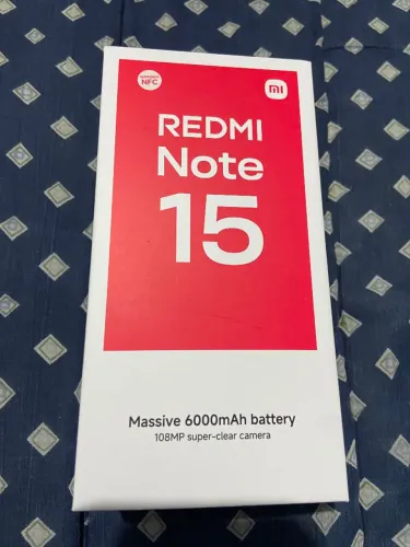 Celular redmi note 15 NOVO