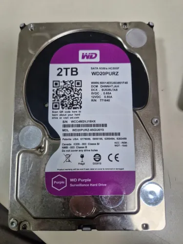 Hd 2tb Wd Purple Sata 6gb/s