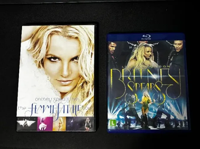 Blu-ray e DVD Britney Spears Live in London e Femme Fatale Tour