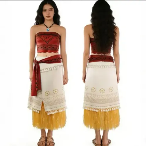 Colsplay Moana adulta Fantasia Live Action