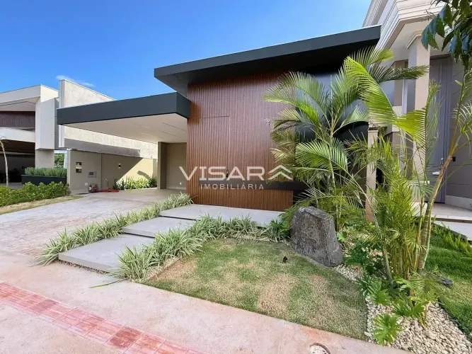 Casa térrea à venda - Condomínio fechado Porto Unique Spa Resort em Dourados/MS