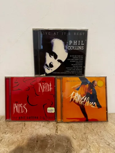 CD: Phil Collins Live At Its Best + A Hot Night In Paris + Dance In To The Light