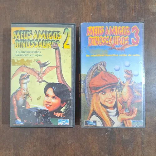 Fitas Vhs Meus Amigos Dinossauros 2 & 3 Dubladas