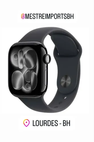 Apple Watch S11 42MM JET BLACK (NOVO) LOJA FÍSICA + NOTA FISCAL + ENTREGA SEM TAXA 