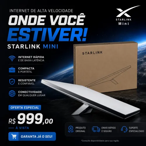 Starlink mini 4* geração - nacional desbloqueada 