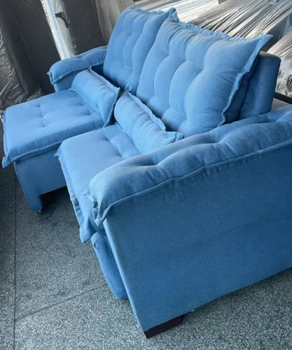 Sofá retrátil reclinável