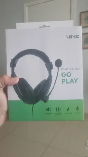 Fone vinik headset go play nunca usei