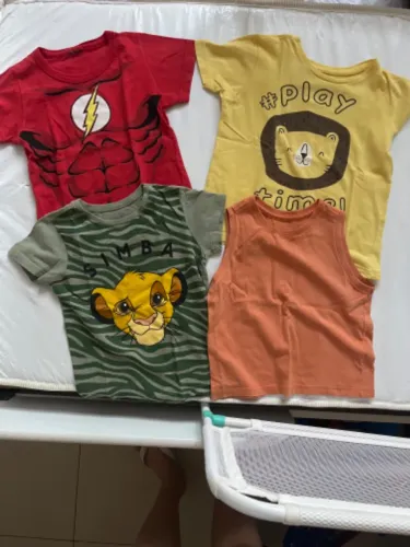 4 camisetas 2 anos