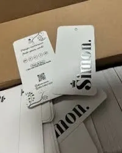 Tags personalizadas 9x5 cm roupas e bijuterias