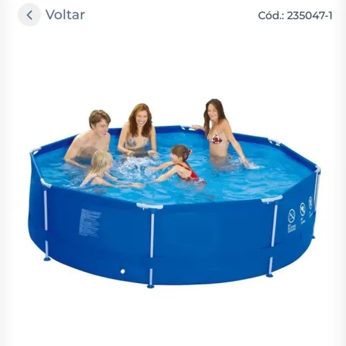 Vendo piscina estruturada 5100 litros
