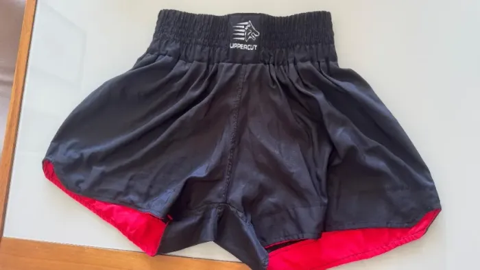 Uppercut Muay Thai Kickboxing, Calção Short Treino Adulto Unissex, Preto (Black), G