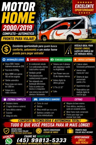 Vende - se lindo Motorhome