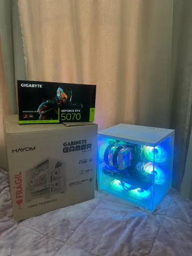Pc gamer ddr5 Ryzen 5 7600x , 16gb e rtx5070 com garantia novo