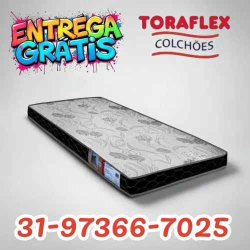 COLCHÃO SOLTEIRO NOVOS TORAFLEX DIRETO DA FÁBRICA 