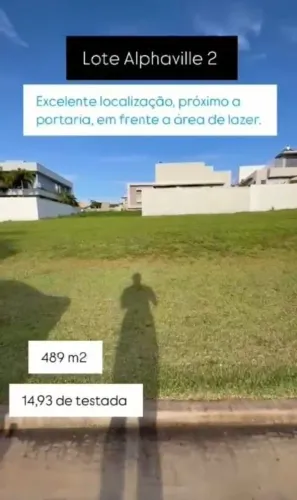 Lote em condomínio à venda, Condomínio Alphaville 2 - Uberlândia/MG