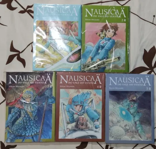 Mangá - Nausicaä do Vale do Vento - Volumes 1 a 5