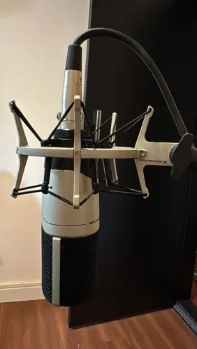 Microfone Sennheiser Mk4 + Shockmount