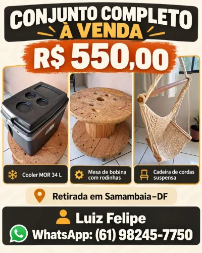 VENDO CONJUNTO COMPLETO