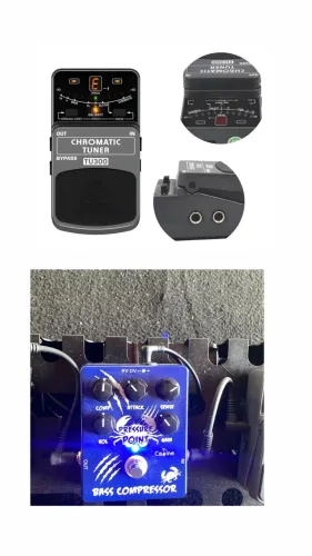 Pedal Afinador + Compressor (bass)