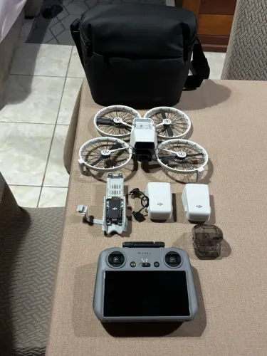 DRONE DJI FLIP CONTROLE RC-2 ( com tela ) + 2 BATERIAS + Dongle 2 4G