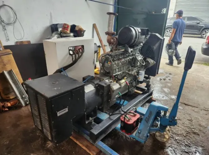 Gerador stemac 115 KVA motor diesel MWM