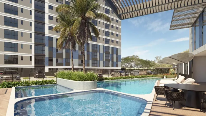 Apê 3 Quartos - Suíte, Rooftop e Piscina - próx ao Quintas da Colina - Entrada Facilitada