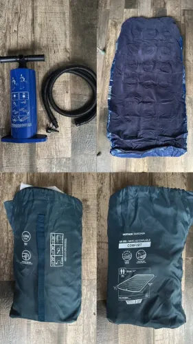 Kit Colchões Infláveis Quechua + Bestway + Bomba Quechua