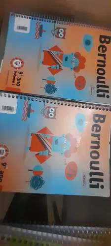 Livros/apostilas Bernoulli 9o ano, 2024 usados em ótimo estado.